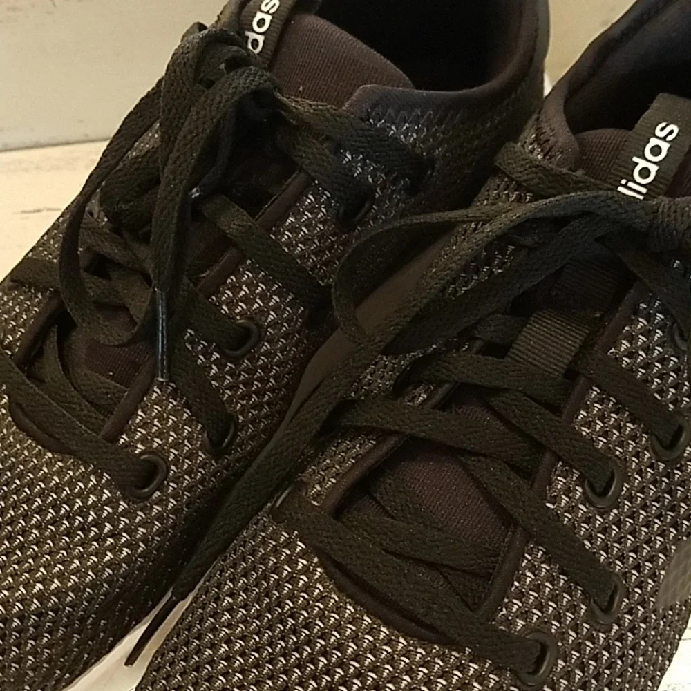 adidas Women’s  Black and White Athletic Sneakers